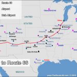 Route 66 Planner   Map Of Route 66 From Chicago To California