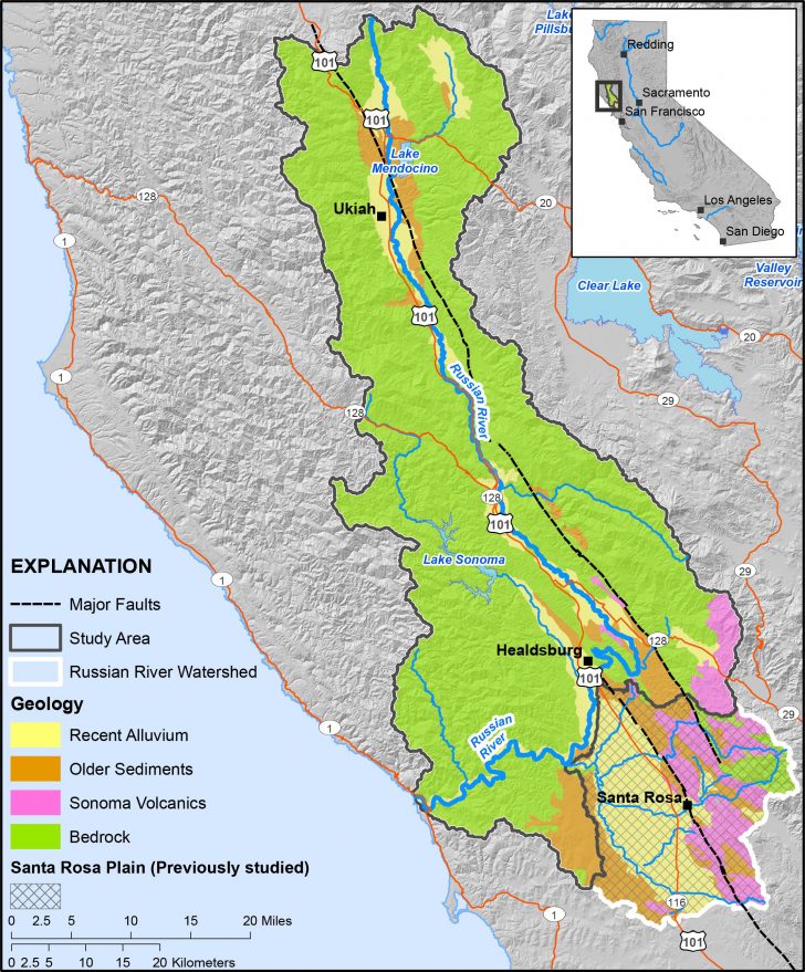 Russian River Hydrology | Usgs Ca Water Science - Russian River ...