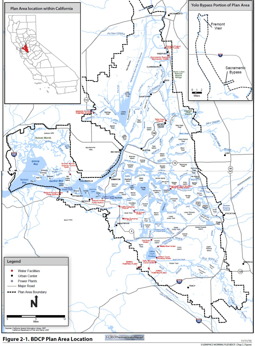 Sacramento Delta Map - California Delta Map