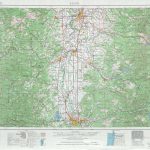 Salem Topographic Maps, Or   Usgs Topo Quad 44122A1 At 1:250,000 Scale   Usgs Printable Maps