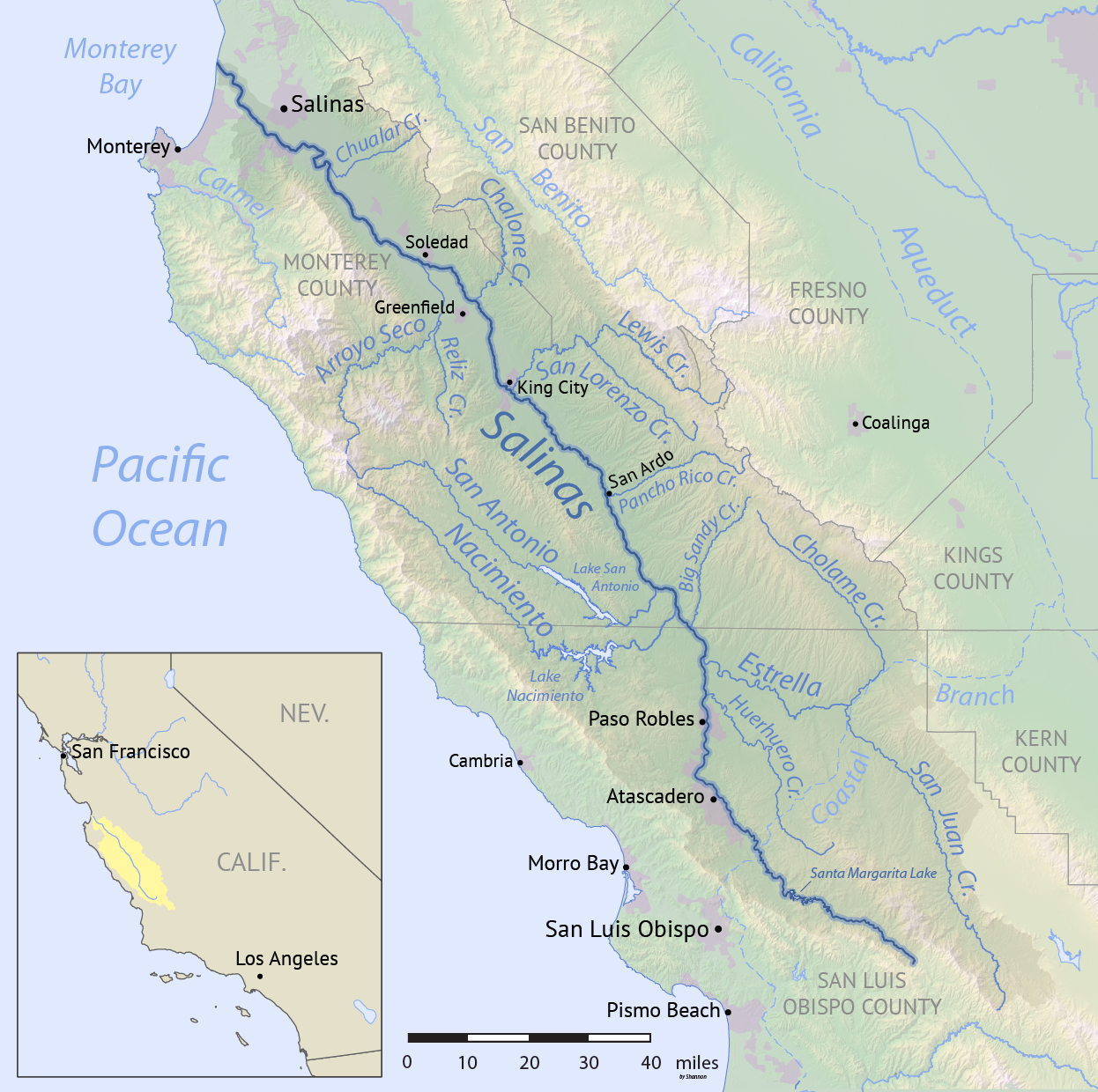 Salinas Valley - Wikipedia - Soledad California Map