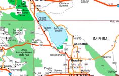Salton Sea Road Map - Salton Sea California Map
