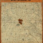 Sam Street's Map Of Dallas County, Texas. | Library Of Congress   Map Records Dallas County Texas