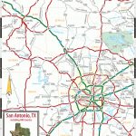 San Antonio & Texas Hill Country Map   Texas Road Map Pdf