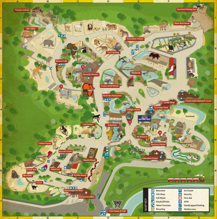 San Antonio Zoo - Maplets - Texas State Aquarium Map | Printable Maps