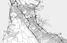 San Bruno, California - Area Map - Light | Hebstreits - San Bruno California Map