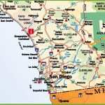 San Diego Area Road Map   Detailed Map Of San Diego California