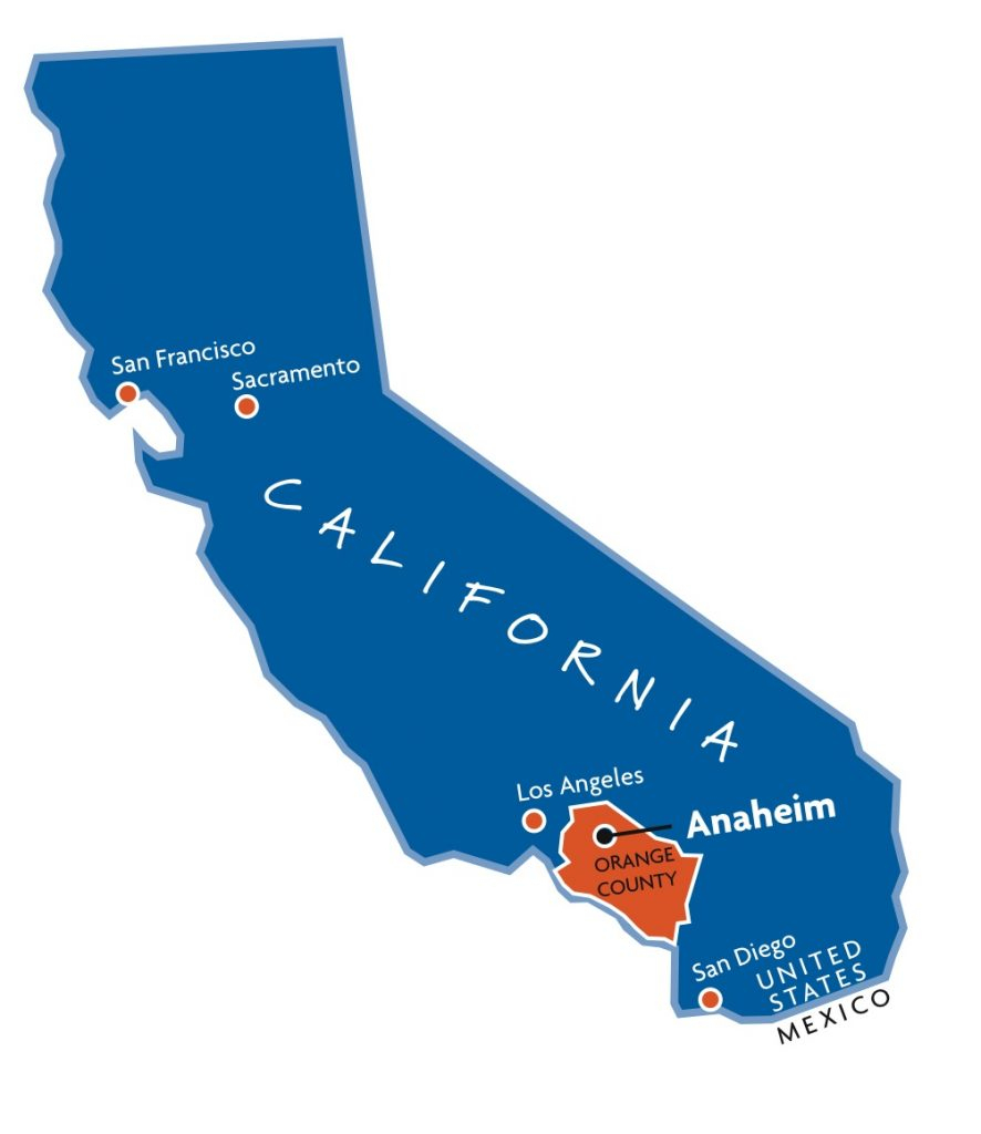 San Diego On A Map Of California - Klipy - San Diego On A Map Of California