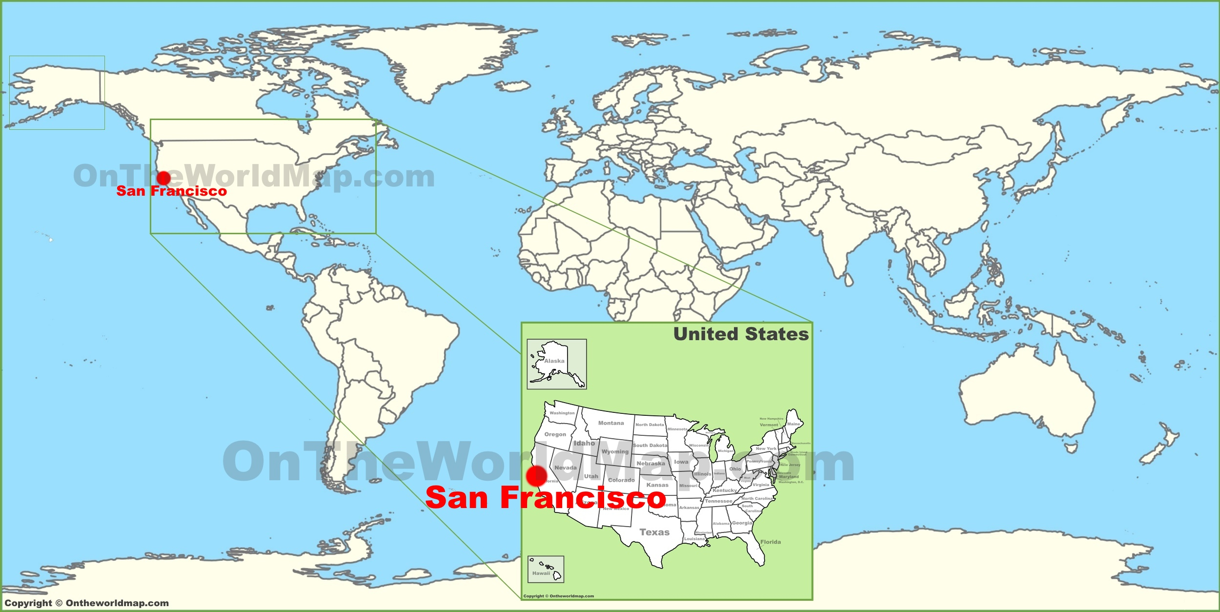 San Francisco Maps | California, U.s. | Maps Of San Francisco - Where Is San Francisco California On Map