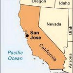 San Jose California Map California Road Map Where Is San Jose   San Jose California Map