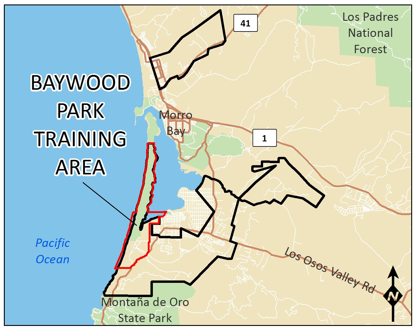 San Luis Obispo California Map Elegant Baywood Insetmap Ver Of San - San Luis Obispo California Map