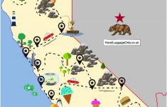 Santa Barbara On California Map Printable The Ultimate Road Trip Map - Santa Barbara California Map