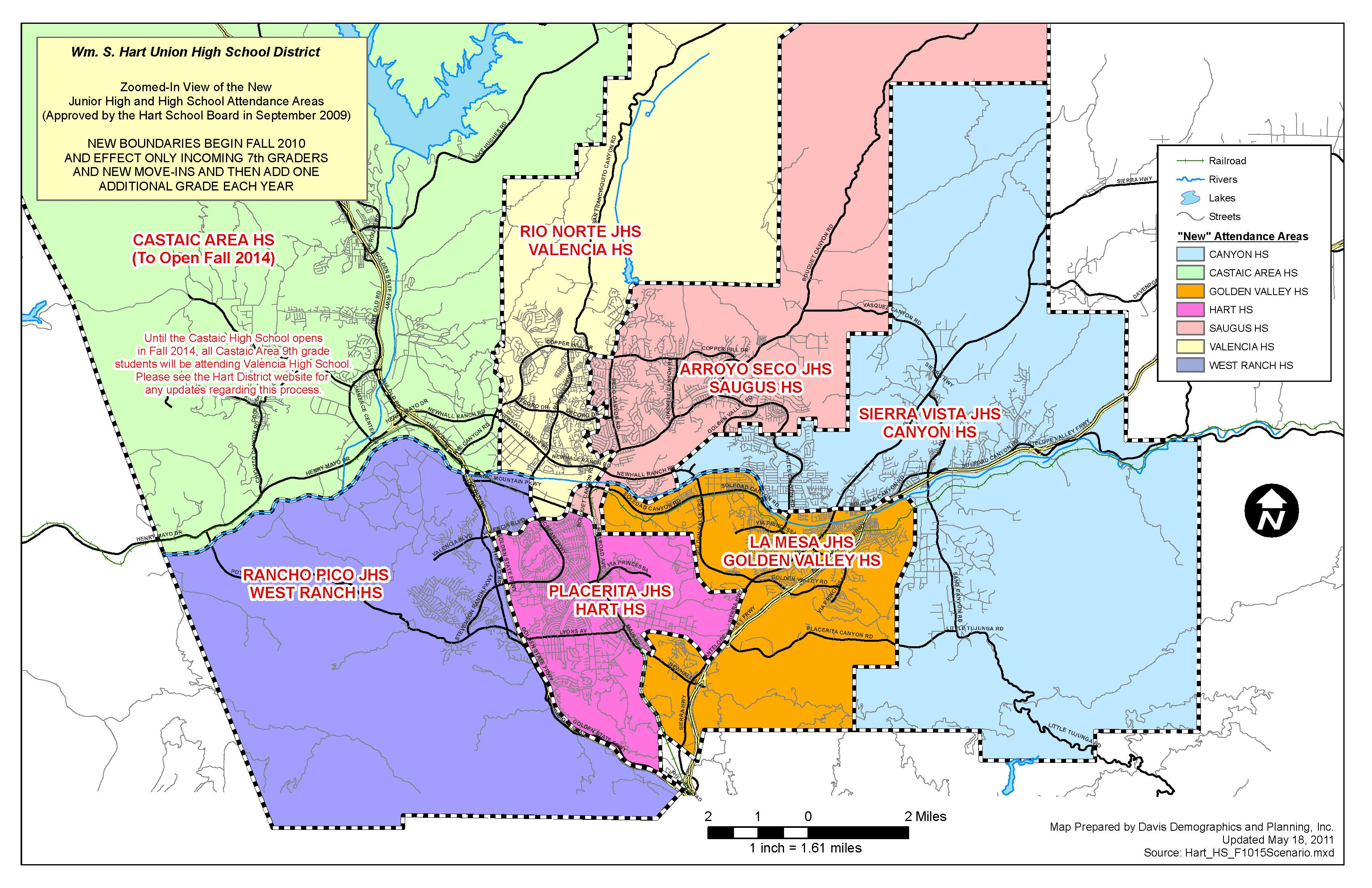 Santa Clarita School Districts California River Map California - California School Districts Map