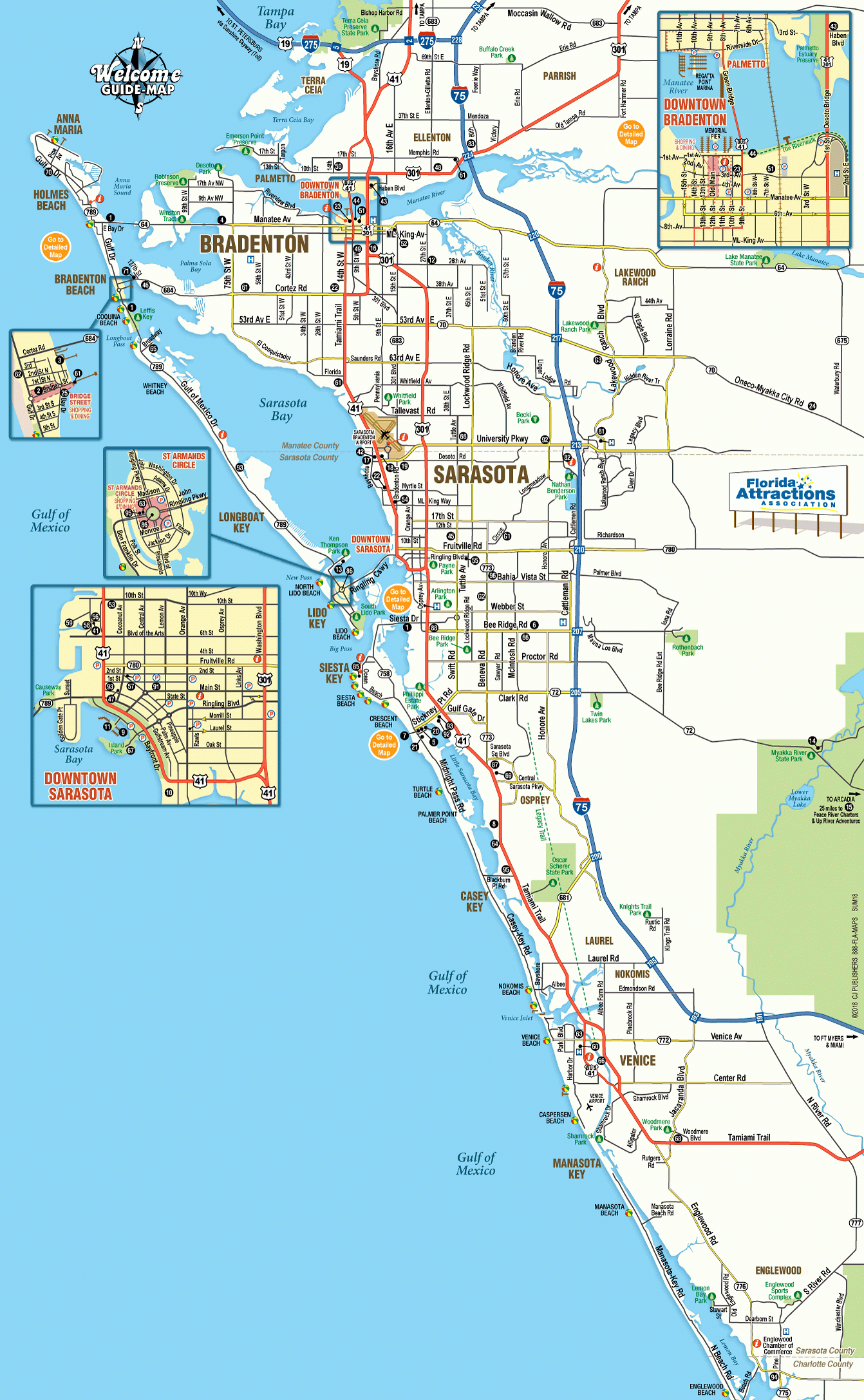 Sarasota Map - Falsomesias - Map Of Sarasota Florida Area