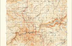 Scan Of The 1909 Usgs Quadrangle Of The Yosemite, California Area - Usgs Topo Maps California