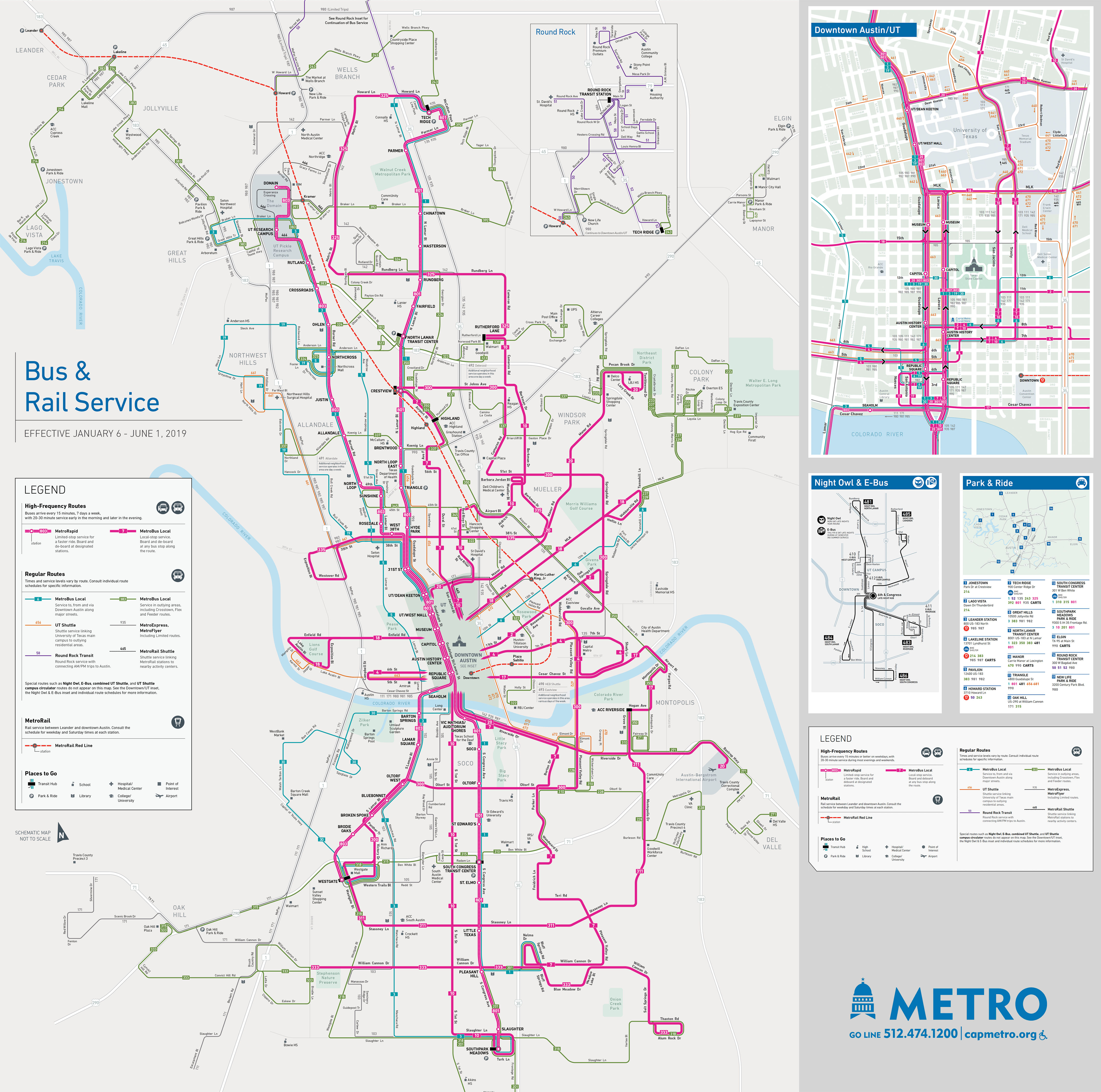 Austin Metro Map
