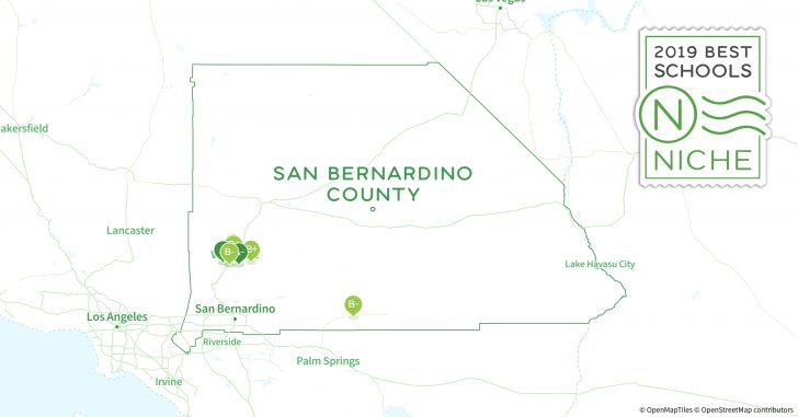 Map Of San Bernardino County California