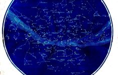 Science - Astronomy - Map - Celestial Map Of Constellations Visible - Free Printable Star Maps