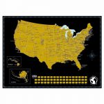 Scratch Off Map Of The United States Of America With State Flags On   Florida Scratch Off Map