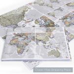 Scratch The World® Map Print With Coinmaps International   Printable Map Paper