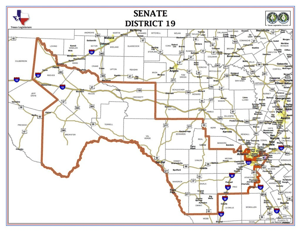 Sd19-Map-1024×791 | Friends Of Safa Texas - Texas State Senate District 19 Map