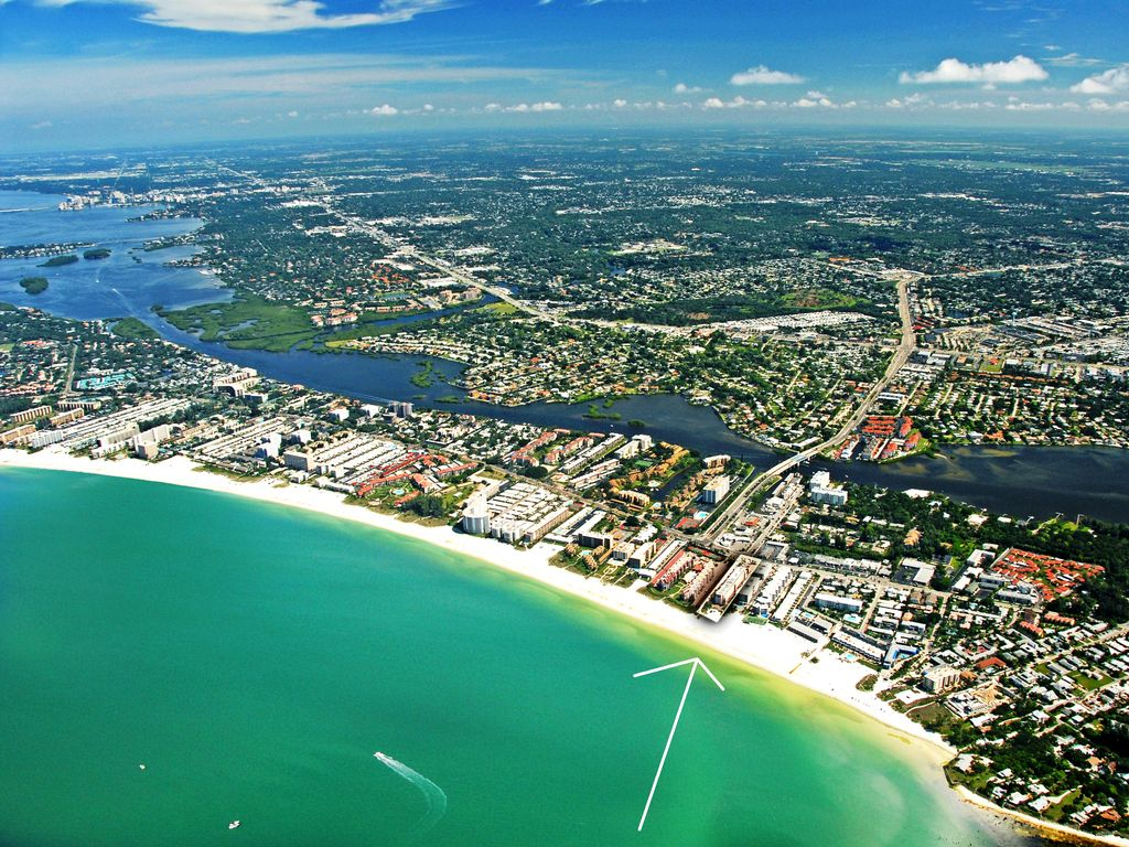 Sea Shell - Siesta Key Beachfront Vacation Condo Complex On Crescent - Map Of Siesta Key Florida Condos