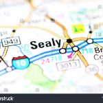 Sealy Texas Usa On Map Stock Photo (Edit Now) 1193750608   Shutterstock   Sealy Texas Map