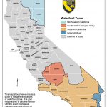 Season Dates And Bag Limits   California Waterfowl Association   Map Of Hunting Zones In California