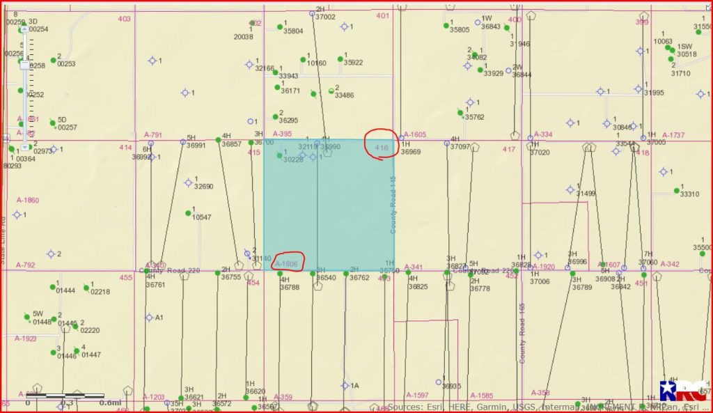 Section 416, Block D, John H Gibson Survey Yoakum County, Tx Yoakum