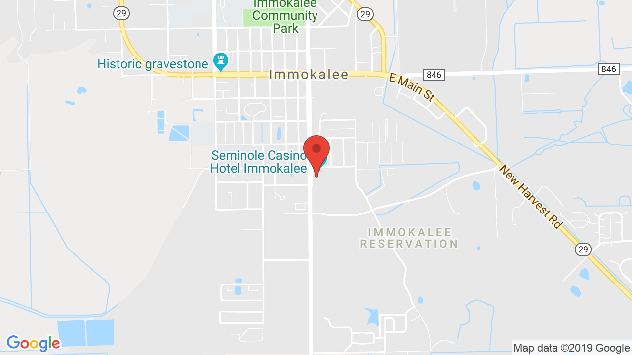 Seminole Casino Immokalee - Shows, Tickets, Map, Directions - Immokalee Florida Map