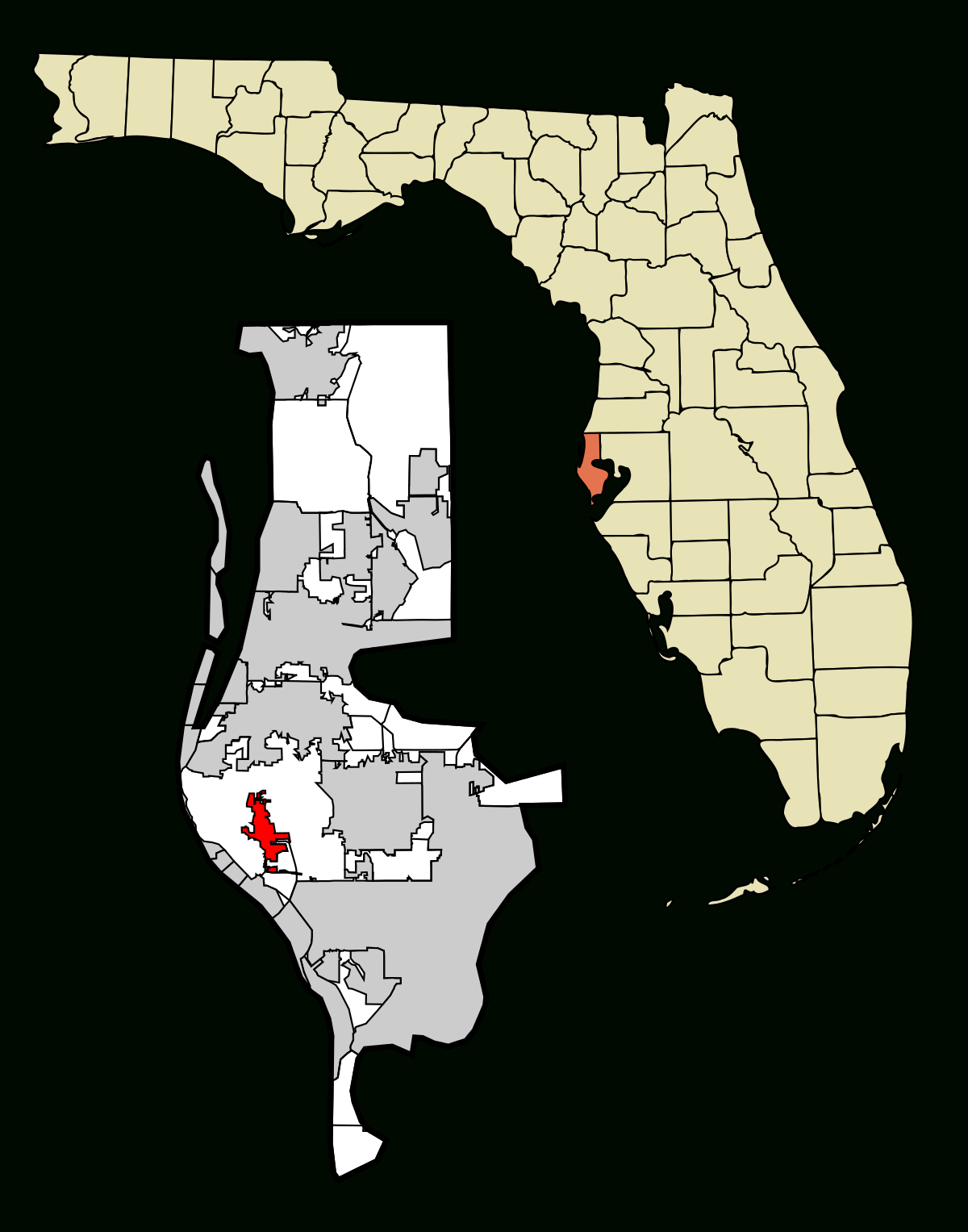 Seminole, Florida - Wikipedia - Seminole Florida Map