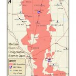 Service Area | Medina Electric Cooperative   Texas Electric Cooperatives Map