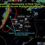 Severe Weather Risk Spreads Towards I 35 After Midnight • Texas   Midnight Texas Map