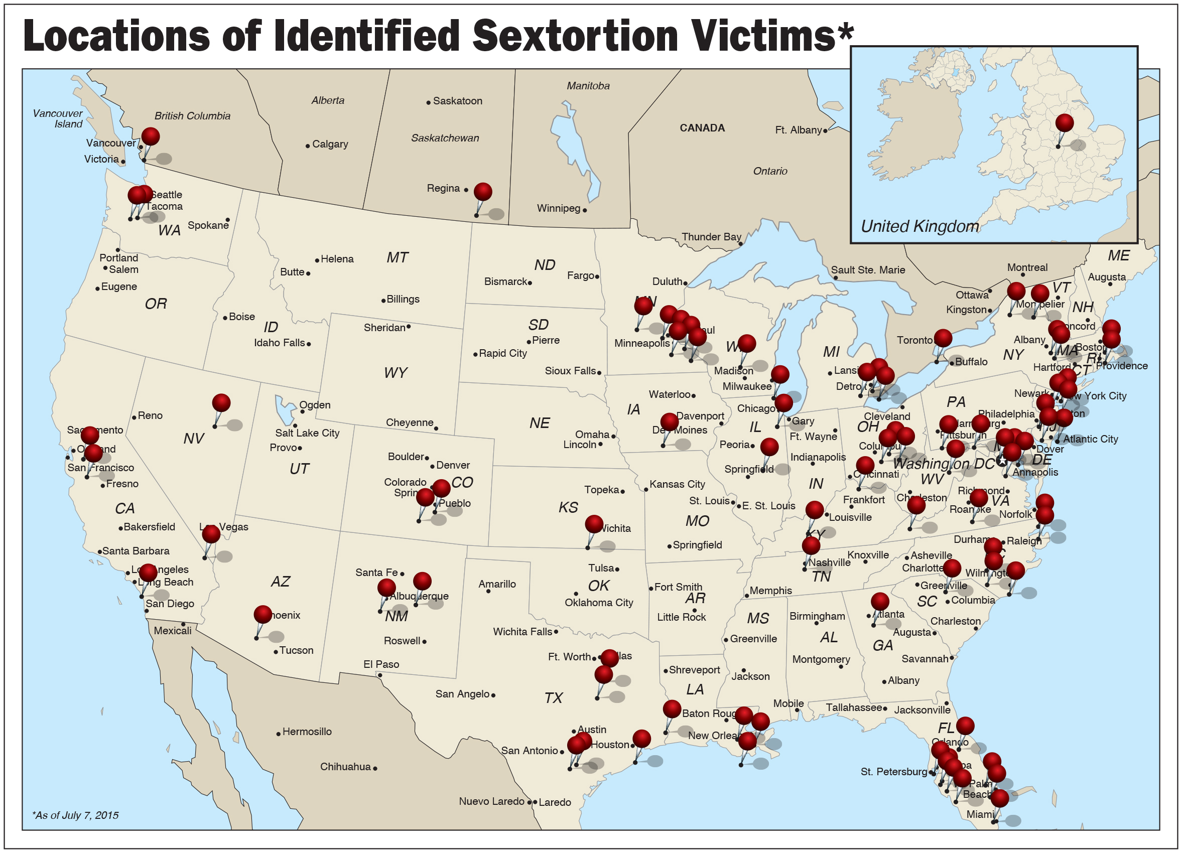 Sextortion: Cybersecurity, Teenagers, And Remote Sexual Assault - Sexual Predator Map Texas