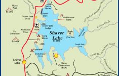 Shaver Lake Recreation Area - Maplets - Shaver Lake California Map
