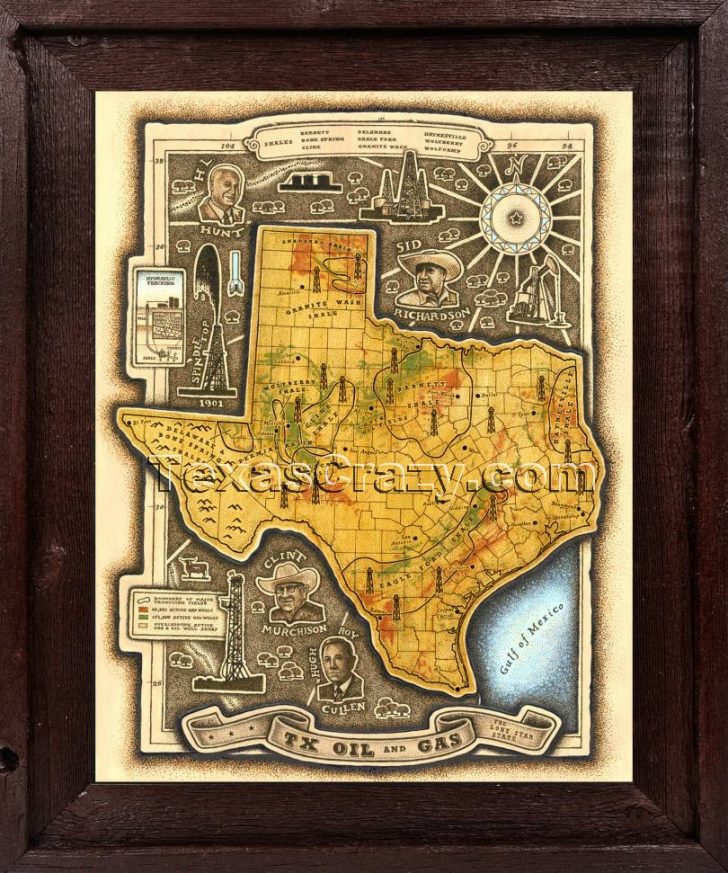 Shop Tx Oil And Gas Shales Map Framed Unique Texas Maps Framed Texas Map Printable Maps
