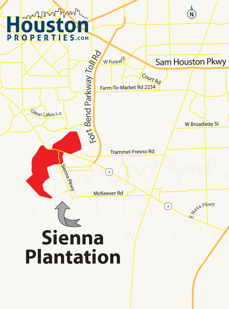 Sienna Plantation Texas | Sienna Plantation Homes For Sale - Sienna Texas Map