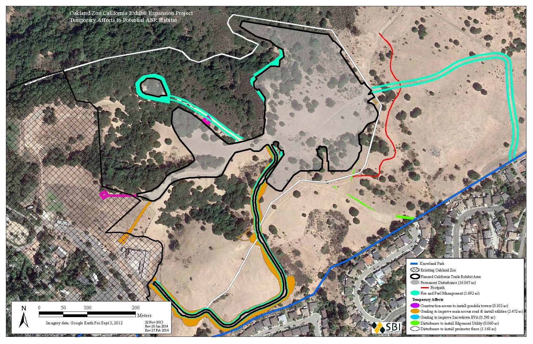 Sierra Club Expresses Serious Concerns About Zoo Expansion Location - Oakland Zoo California Trail Map