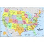 Simple United States Wall Map   The Map Shop   Printable Maps By Waterproofpaper Com