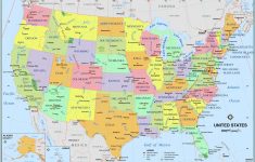 Simple United States Wall Map - The Map Shop - Printable Maps By Waterproofpaper Com