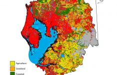 Simplified Florida Land Use/cover Classification System Map For The - Florida Land Use Map
