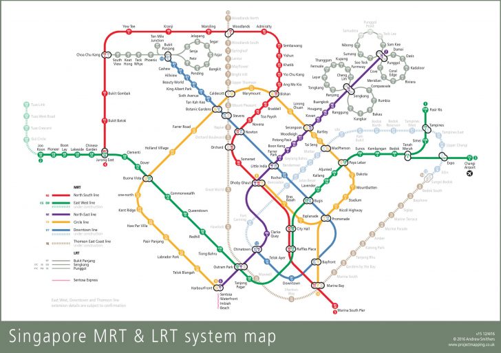 Singapore Mrt Map Printable