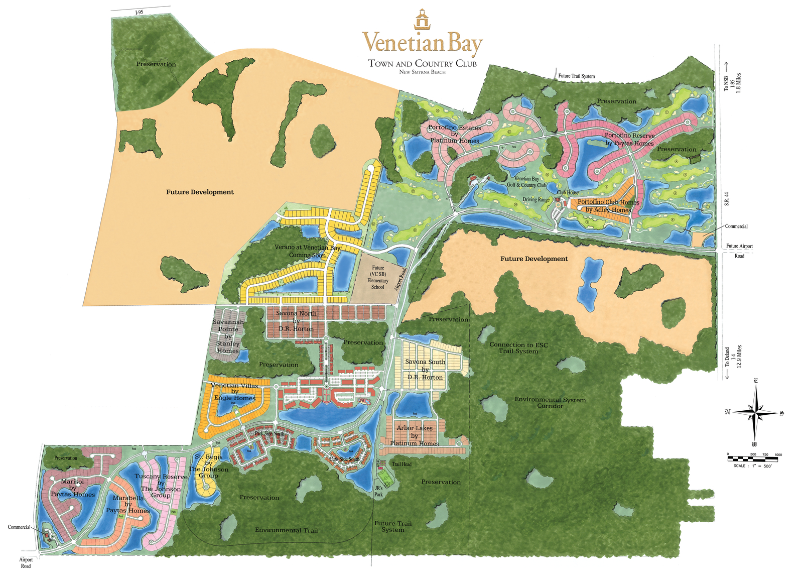 Site Plan - Portofino Florida Map