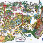 Six Flags Magic Mountain Map. | Assorted Ii In 2019 | Pinterest   Six Flags Map California 2018