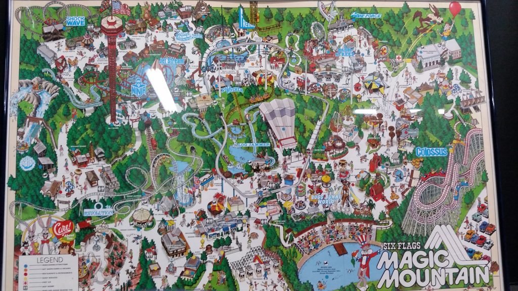 Six Flags Magic Mountain Map From Imgur 3 - Ameliabd - Six Flags Map ...