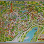 Six Flags Over Texas 1983 | A Demarcation Of Delineated Spatial   Six Flags Over Texas Map