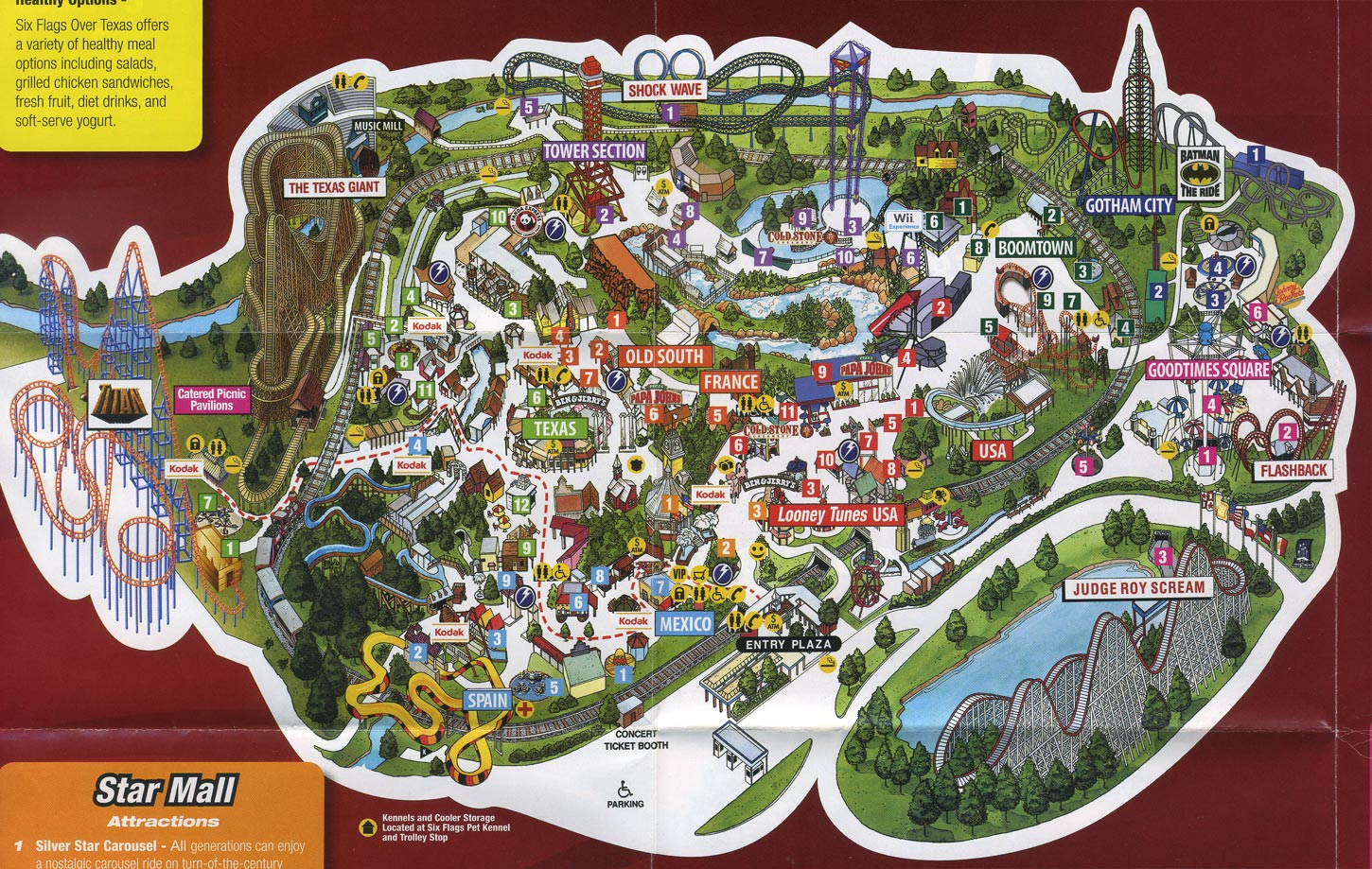 Six Flags Over Texas Map | Business Ideas 2013 - Six Flags Over Texas Map