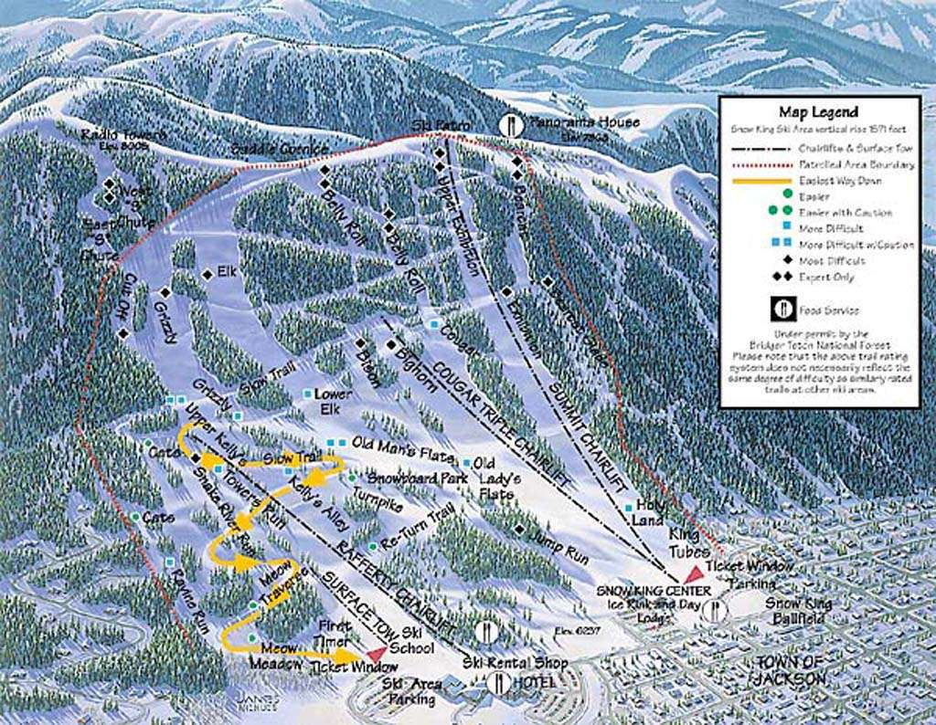 Ski Resorts California Map - Klipy - Southern California Ski Resorts Map