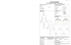 Skin Cancer Diagrams Body Map - Box Wiring Diagram - Printable Body Maps