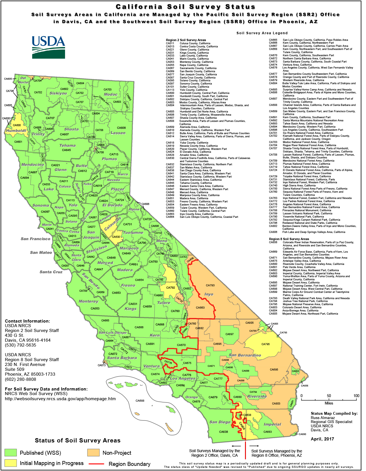 Soil Surveys | Nrcs California - Usda Map California